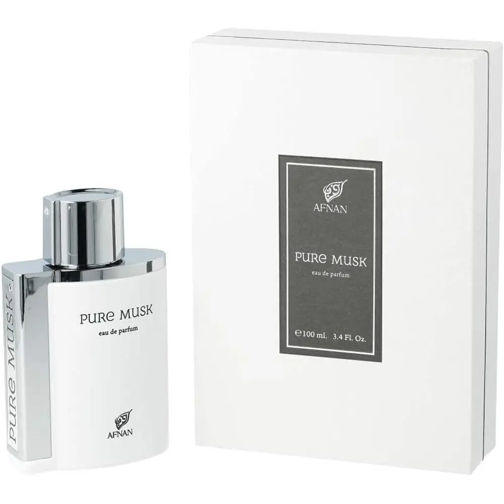 Afnan Pure Musk Unisex Eau de Parfum Spray - Single Item, 3.4 oz Fragrance (Beauty & Personal Care)