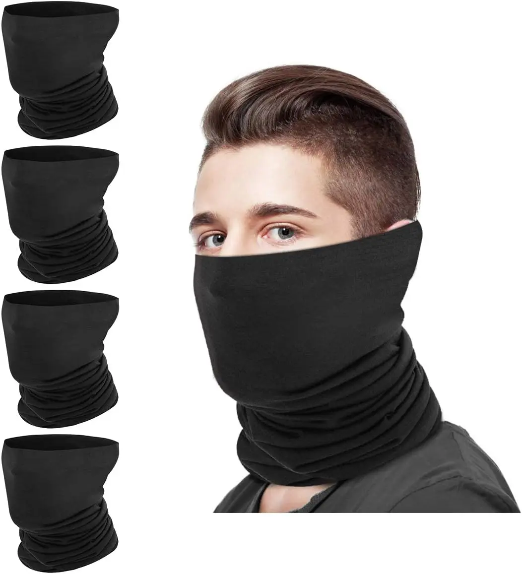 Gaiters Face Mask Bandana, Multifunctional Headwear,Women Men Headband Scarf Neck Gaiter for Outdoor Cycling Motorbike