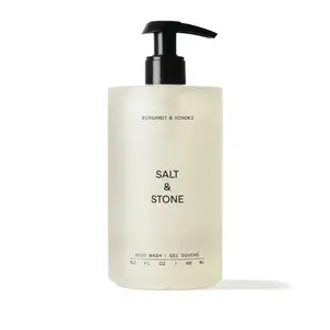 Salt & Stone Body Wash 15.2 oz Gel Cleanser with Niacinamide and Prebiotics to Cleanse and Soothe Skin