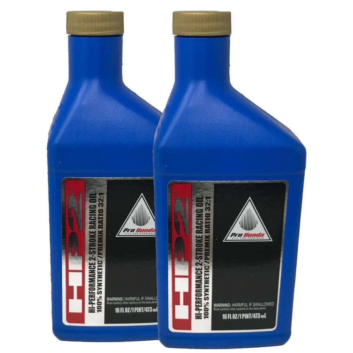 Honda Genuine OEM HP2 Synthetic 2 Stroke Oil Pint 08C35-AH21S01 - 2 Pack