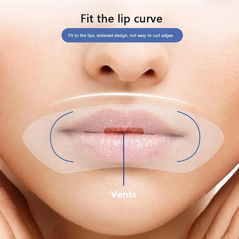 Hypoallergenic Breathable Mouth Tape 30/60/90Pcs Anti-Snoring Stickers For Children Adult Night Sleep Lip Nose Breathing Improve Patch Mouth Correction Sticker Tape
