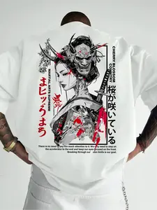[Front and Back Double Image] Men's Y2K Trend Saku