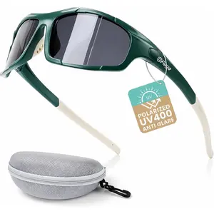 Polarized  Sunglasses for Men & Women, Z87 UV Wraparound Fishing, Running Sunglasses with Lightweight TR90 Frame