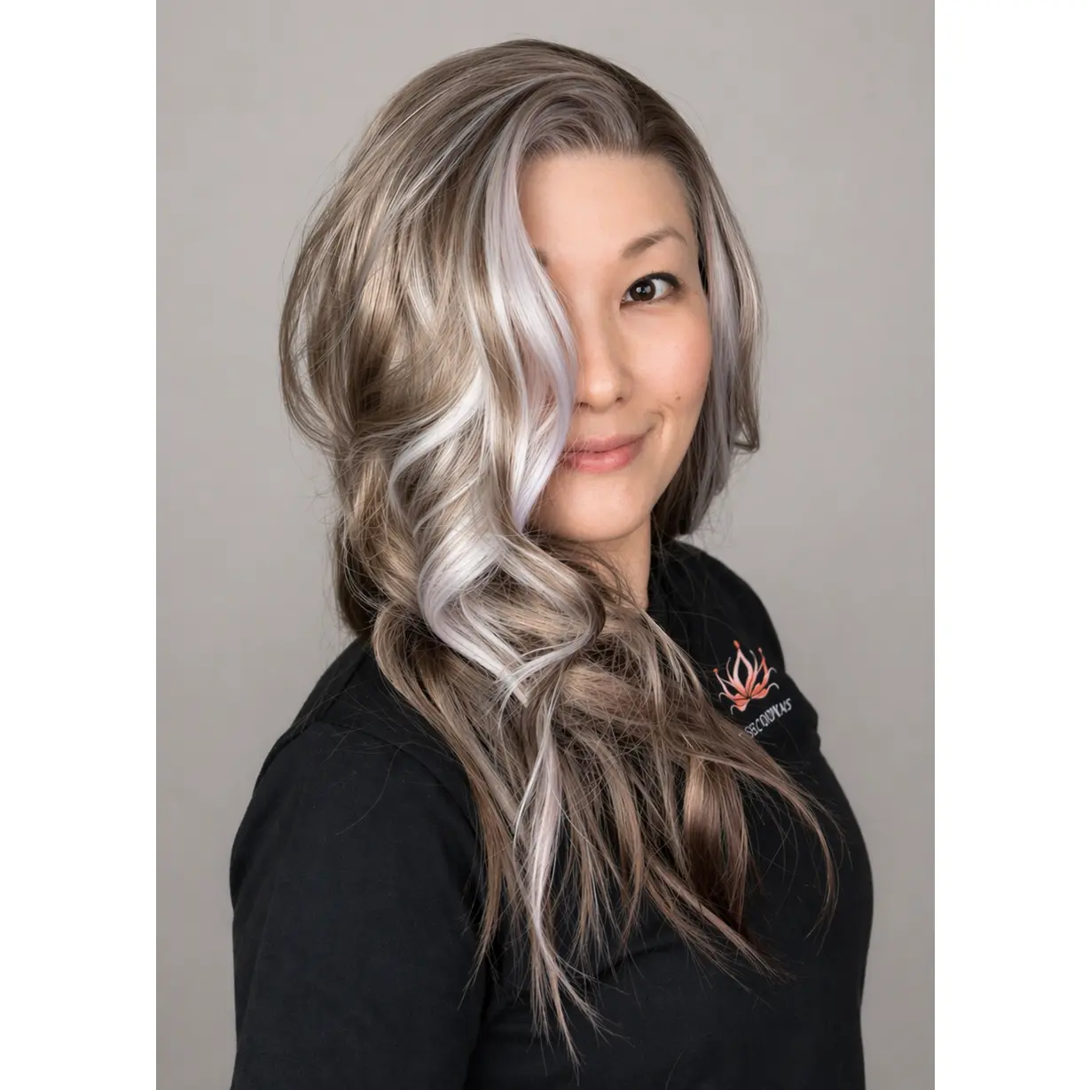 CARKIRA Zoe Moonstone Mocha 21-22 Inch 13x4 Lace Front Synthetic Wig Glueless Natural Hairline Heat-Friendly, Glueless Frontal Wigs, Zoe Wig