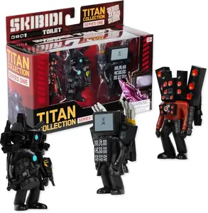 SKIBIDI Toilet Titan 3 Pack – All-New Collectibles, Officially Licensed Toilet Merch