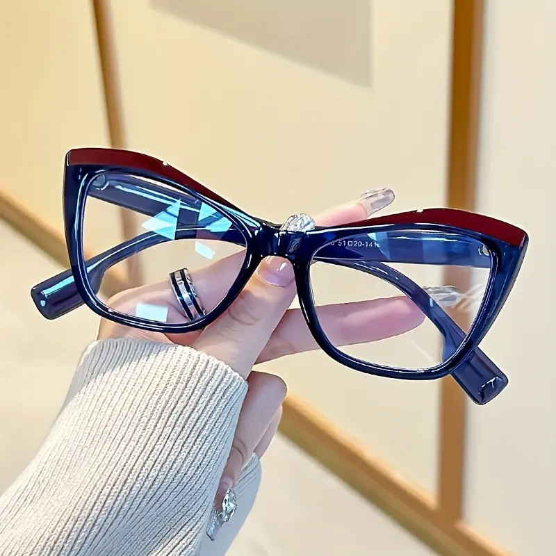 Blue frame transparent sheet