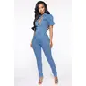 Denim Cutie Jumpsuit - Medium Wash