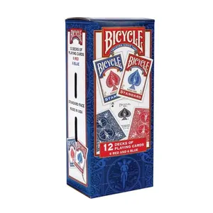 Bicycle Standard Playing Cards - 12 Decks, 6 Red & 6 Blue, Made in USA, Trusted Since 1885