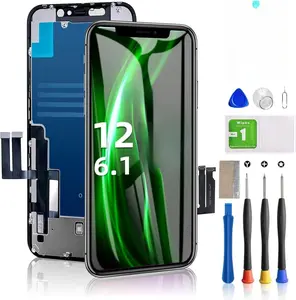 for iPhone 12/12 Pro Screen Replacement 6.1 inch - 3D Touch LCD Display Digitizer Frame Assembly with Repair Tools Installation Smartphone