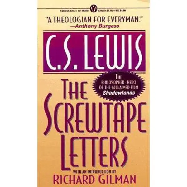 Used Literature Book - The Screwtape Letters by C. S. Lewis (Unknown Binding) - 160pp English Fiction Book, Reading Material for Religion & Philosophy Humanities Studies, Fiction Books