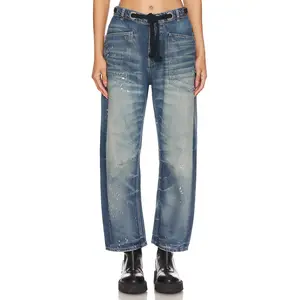 Free People x We The Free Moxie Low Slung Pull Jeans in Timeless Blue