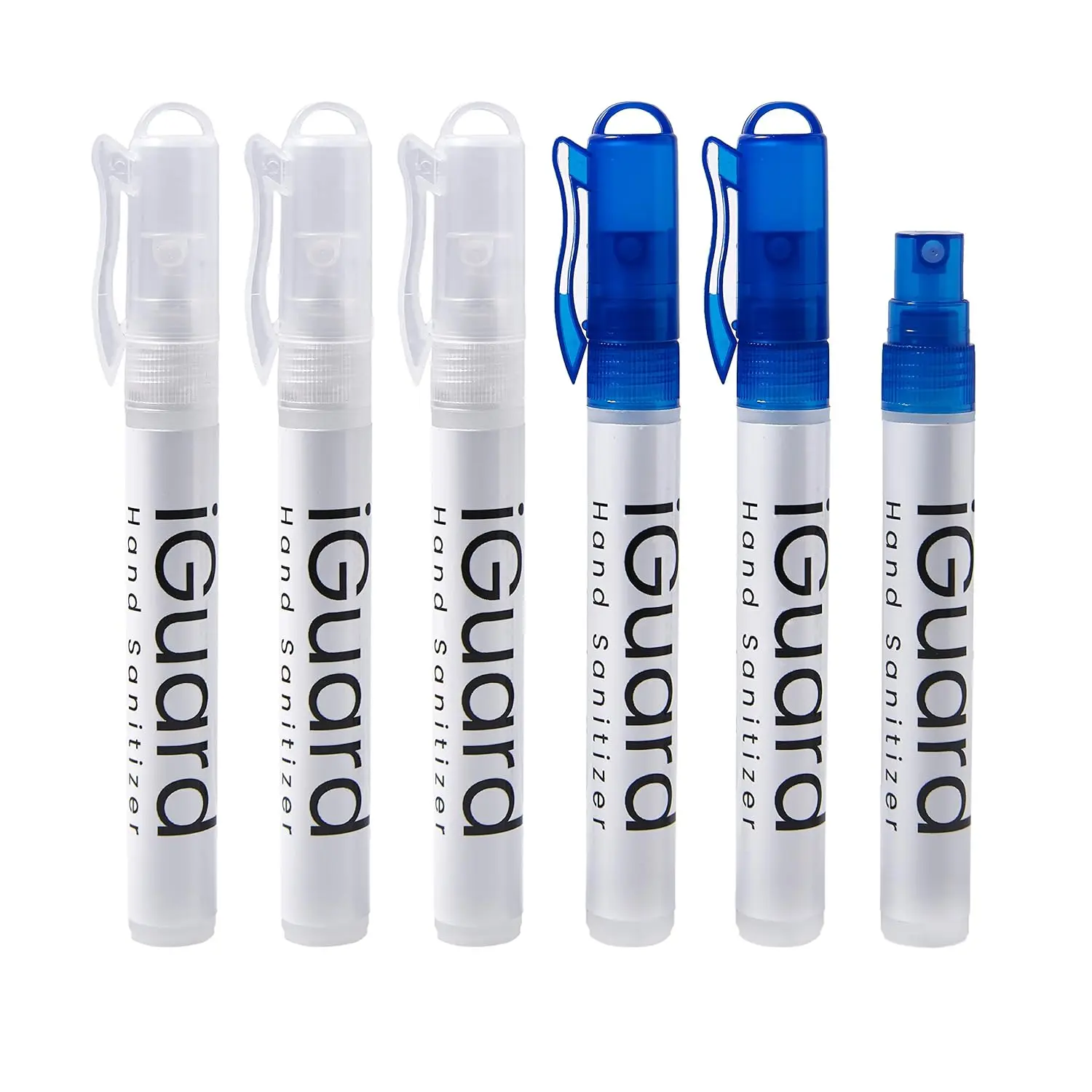 iGuard - Hand Sanitizer Spray - On The Go - Mobile, Travel, Home and Car Use (Orange Citrus, 6 pack)
