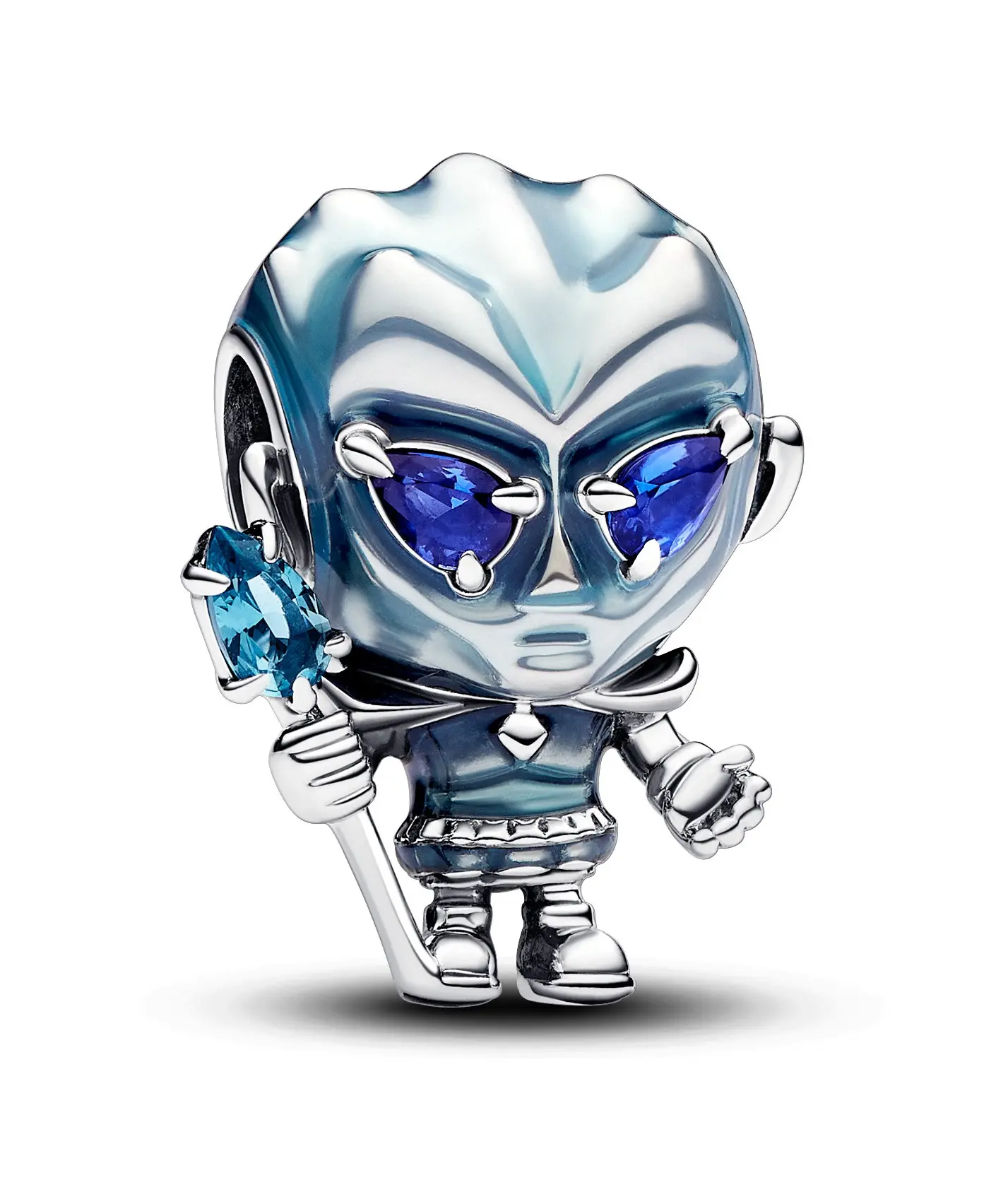 Pandora Game of Thrones White Walker Charm 793138C01, Fearsome Leader, Game Of Thrones Fans, Hand-Applied Enamel, Iconic Spear, Gift Idea, Icy-Touch, Man-Made Crystals, Pear-Shaped, No Warning Applicable, Gift Ideas, Collectibles
