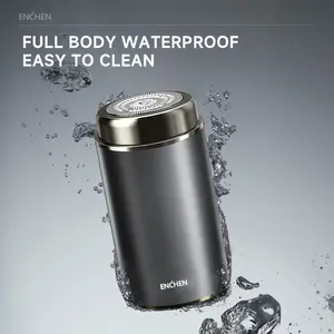ENCHEN Mini Electric Shaver- Portable USB Rechargeable Waterproof Razor for Men Comfort for Travel and Daily Grooming Christmas Grifts rotary portable