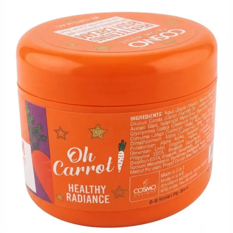 Cosmo Carrot Body Lotion - 300ml Daily Hydrating Bath & Body Care Moisturizer