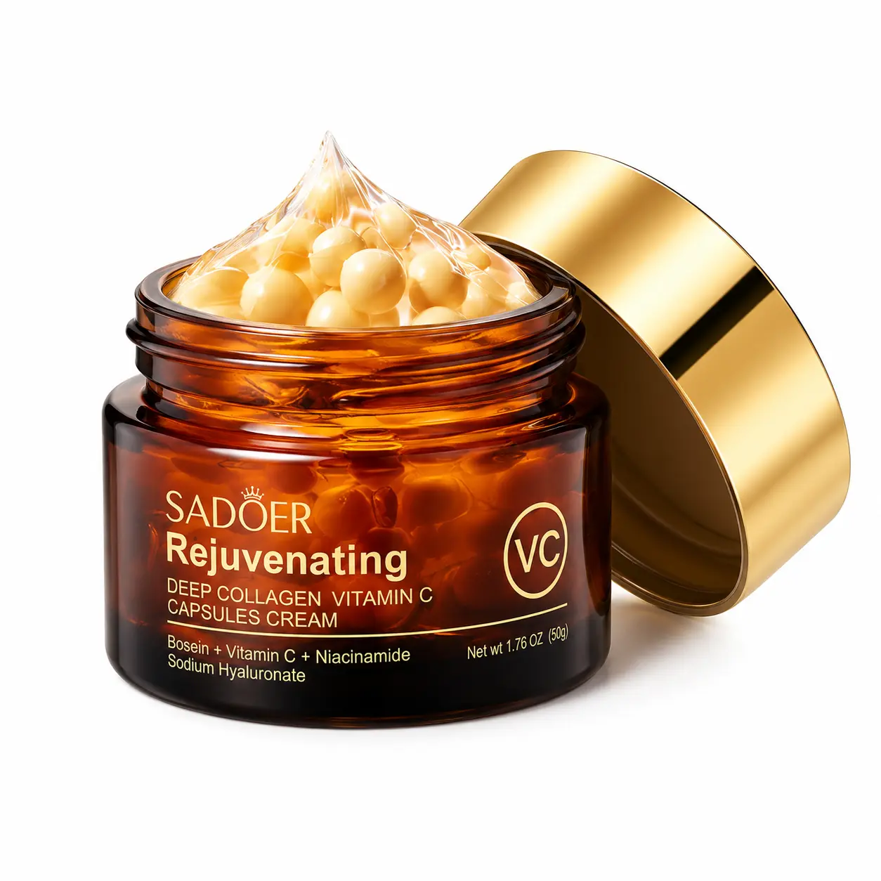 Korean Vitamin C face cream, (Vitamin C+collagen+nicotinamide) instant brightening essence facial moisturizing cream