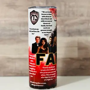 TVD/TO fan tumbler | Family is Power| Always & Forever | Klaus | Mikaelsons |20 oz skinny tumbler |Elijah|The Originals| TV show inspired