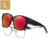 Black Frame Red Lens