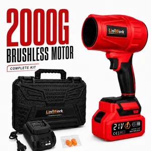 Brushless 2000G Cyber Cordless Leaf Blower Violent TurboFan,BrushlessPure Copper Motor Jet Fan With Battery,CordlessTurbo Super Power Air Duster, Car Drying after Wash, SnowRemoval