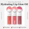 Nourishing Lip Oil Cosmetic - Hydrating, Moisturizing for Dry Lips, Daily Use, Smudgeproof Natural Tint, Youthful Glass Shine, Non-Sticky, Alcohol-Free, Multi-Scent, 0.1 fl oz, Plumping, Regular Edition, Ideal for Office Days, Office Dates