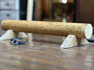 3.0" Ultra-Thick Beast Wooden Parallettes | The New Standard for Grip Approval ( Elite Mismatch Solution )