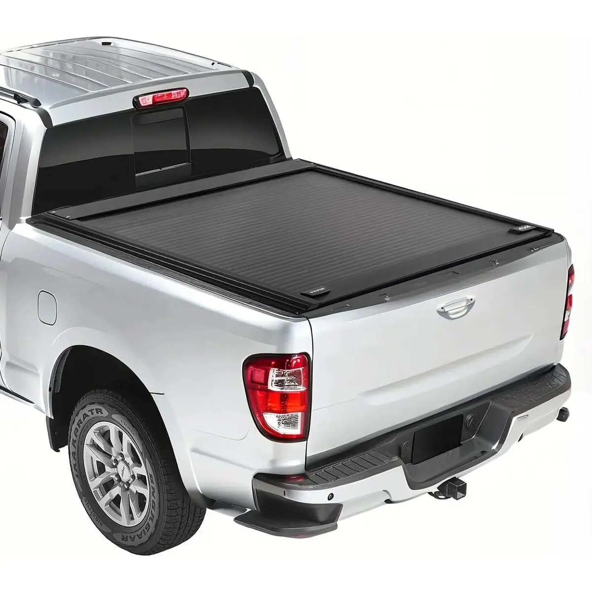 VEVOR Hard Retractable Truck Bed Cover for 2009-2024 Ford F-150 Crew Cab, 67in/5.5ft Aluminum Cover with Built-in Drainage Pipe, Double-Key Lock, T-Slot, Sleek Design, Travel-Friendly, Cargo Against Theft Protection, Expand Cargo Space