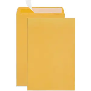 Blue Summit Large Envelopes 12x15, Large Mailing Envelopes 12x15 for Documents, Self Seal 12x15.5, Thick 28lb Kraft Paper, 50 Manilla Mailers