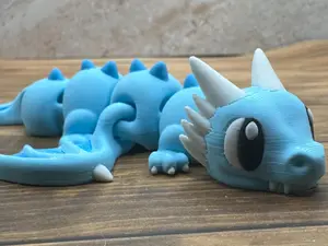 Articulated Ice Dragon – Flexi Fidget Toy