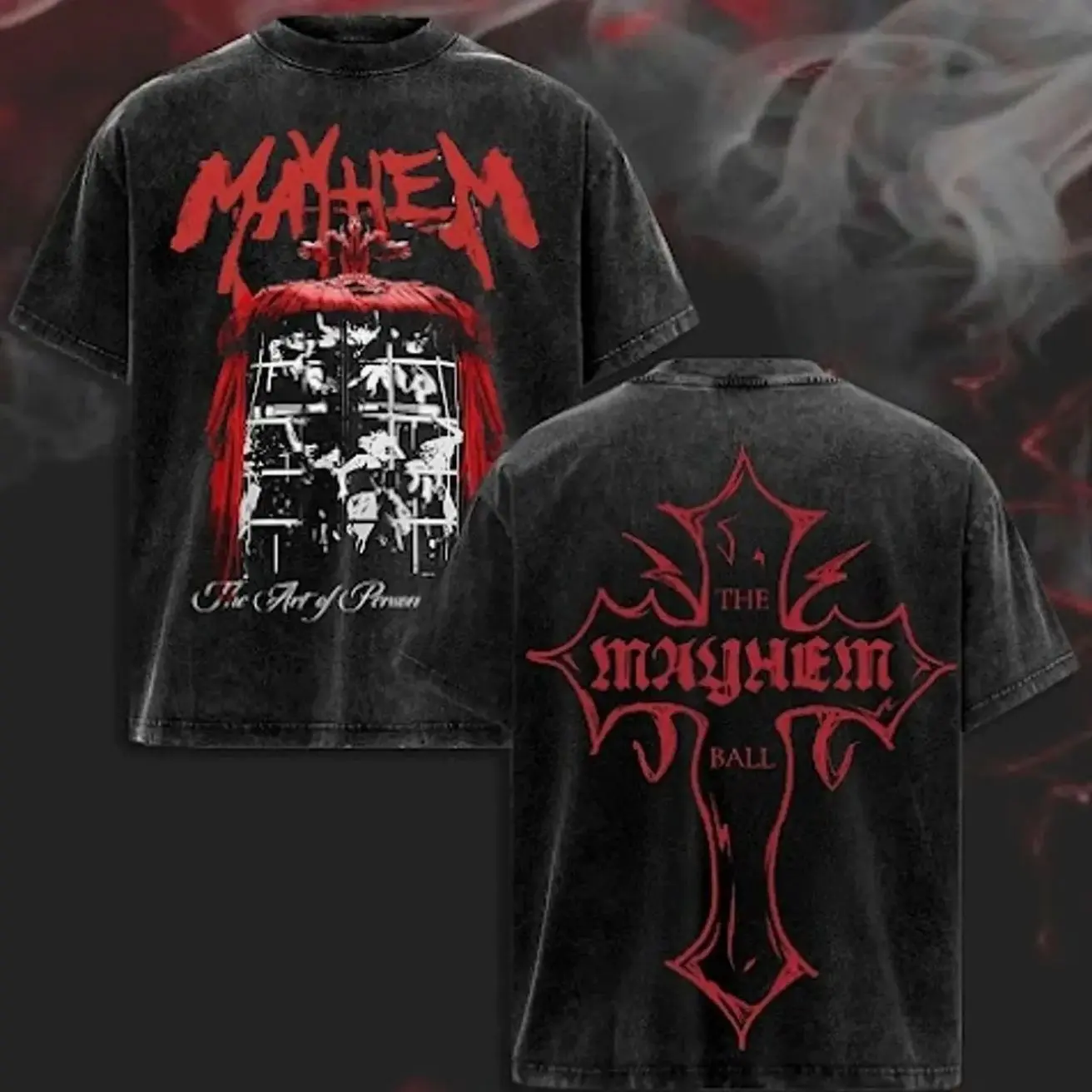 MAYHEM Featuring "Art of Personal Chaos" Pop Queen Mayhem Era Tee, Oversized Heavyweight Cotton, Double Sided Retro Concert Graphic Shirt, Shirts Casual Comfort Cotton Fabric Fit Top , Top Men's and Women's Clothing . NL6 D9V