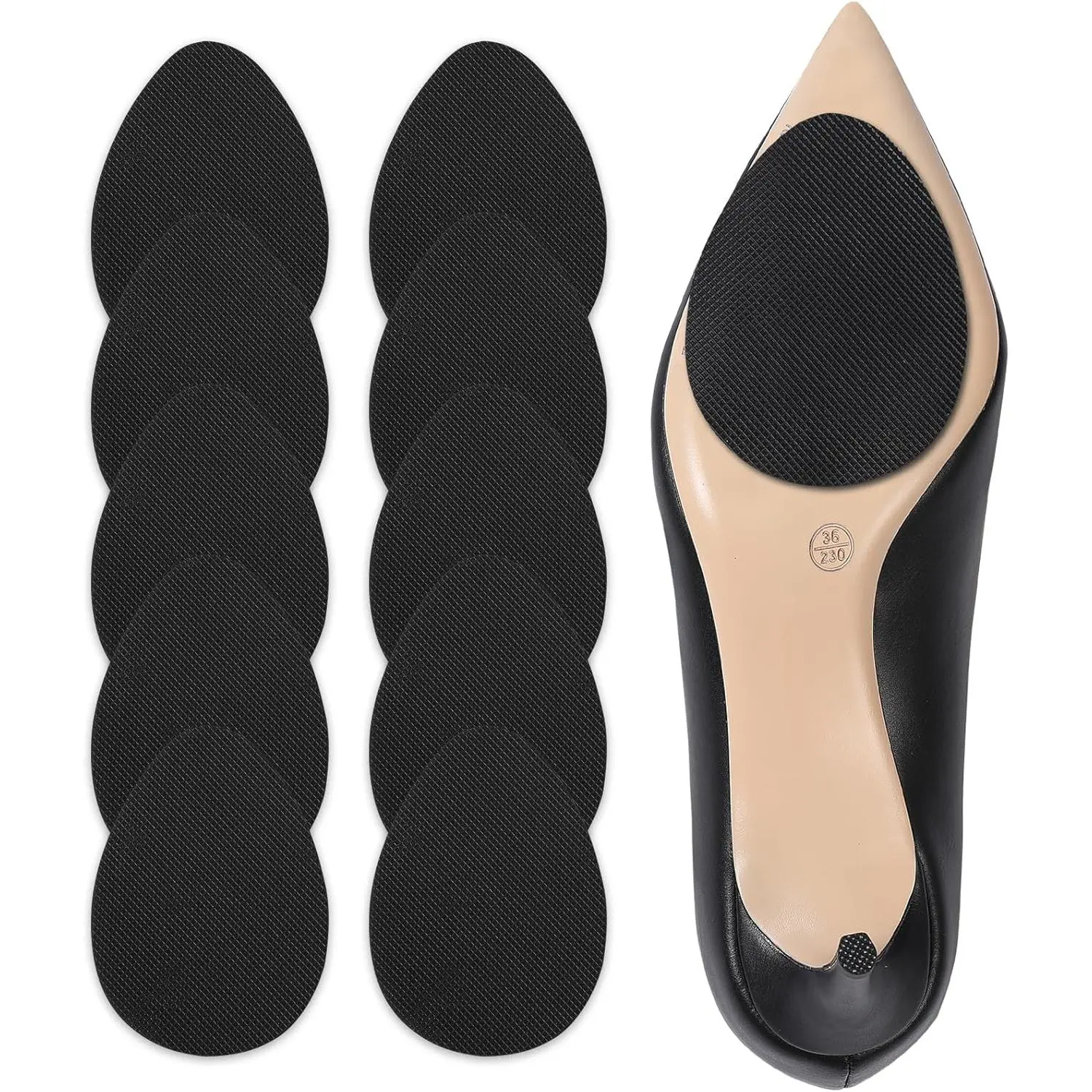 5 Pairs - Black