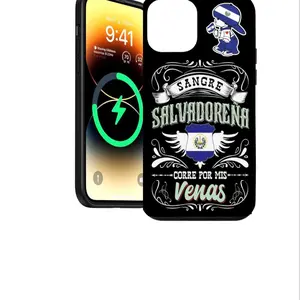 iPhone Case Protector Magnetic  Personalizado Del Salvador  Sangre Salvadoreña Corre Por Mis Venas Accessories