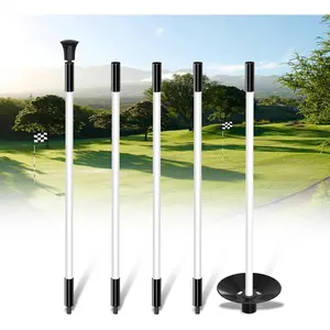Golf Flagstick - Portable Design, Practice Putting Green Flag Stick for Yard - Golf Pole Pin Flagpole, 3FT or 6FT Heights