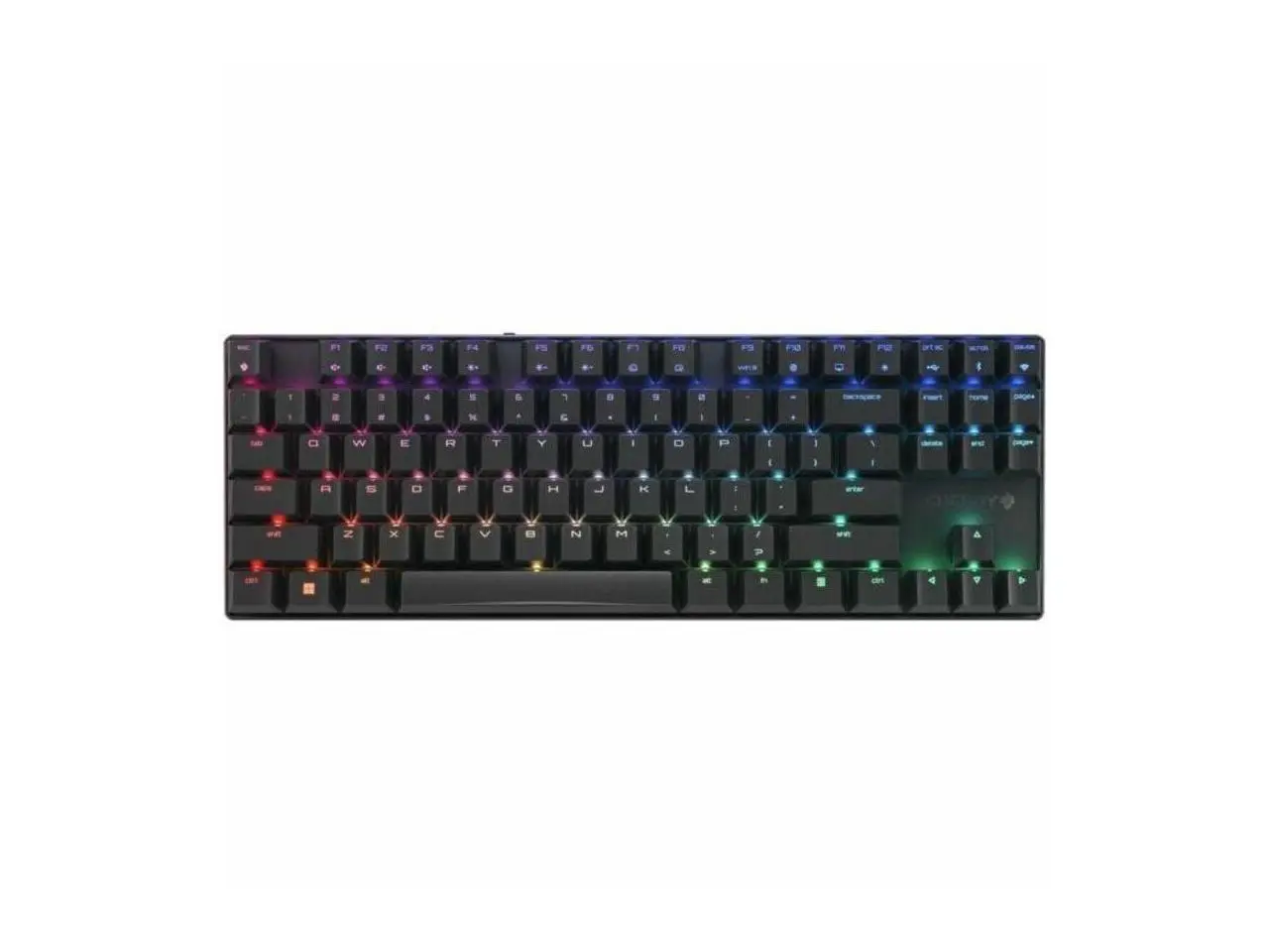 Cherry  MX 8.2 TKL Black Compact Keyboard - MX Red RGB switch   G80-3882LYAUS-2