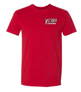 Vicious Classic "Get Vicious" Logo Tee - Premium Red