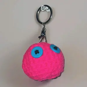 Crochet Keychains in Multiple Colors - Unique Crochet Design for Stylish Key Organization - Functional & Decorative Keychains for Everyday Use