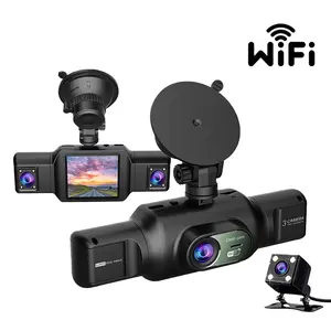 4 Channel Car Dash Cam, 1080P Car DVR, Includes 32GBMemory Card, Car VideoSurveillance with Night Vision, Car DVR Hd Screen FrontRear Left And Right dashcam,  Sensor, HolidayGift
