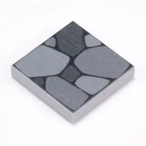 Cobblestone Flooring - Custom Printed 2x2 Tile made using LEGO part