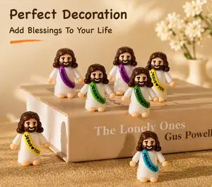 30PCS Little Jesus Figures, Mini Jesus Figurines in Bulk, Multicolor Tiny Jesus Figures, Miniature Figurines to Hide and Seek Religious Gifts for Easter Egg Stuffers (30PC)