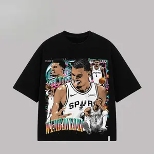 [ 🎉 100% Cotton] Victor Wembanyama 'WEMBY' V2 Graphic For Spurs Nation T-Shirt, Spurs Basketball Fans Apparel, Wemby Fans Basketball Streetwear Tee, Gift For Basketball Fan Graphic Tee, Gift For Him, Gift For Her. 262