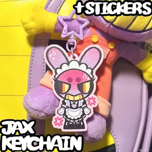 Angry Maid Jax Keychain  - The Amazing Digital Circus TADC