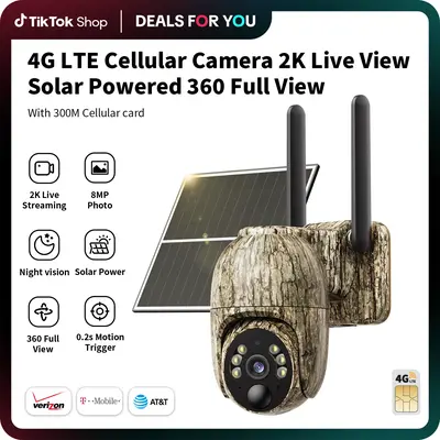Data Plan CAMPARK Cellular Trail Camera, 32MP Game Deer