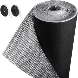 Rv Window Reflective Insulation Roll 39.4inch x 6.6ft Double Aluminum Foil Heat Bubble Thermal Window Shade Blackout Door Cover for Garage Roof Travel Camper Skylight Shield