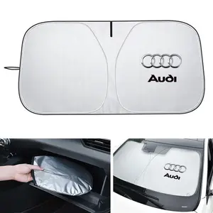 Audi Sline A1-A8 & Q Series Cars, Premium Car Window Shades, UV Blocking Design, Durable Material, Easy Installation