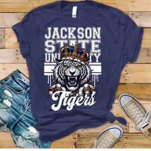 Handcrafted Jackson State University Shirt from Texas - Soft, Lightweight and Unisex Fit