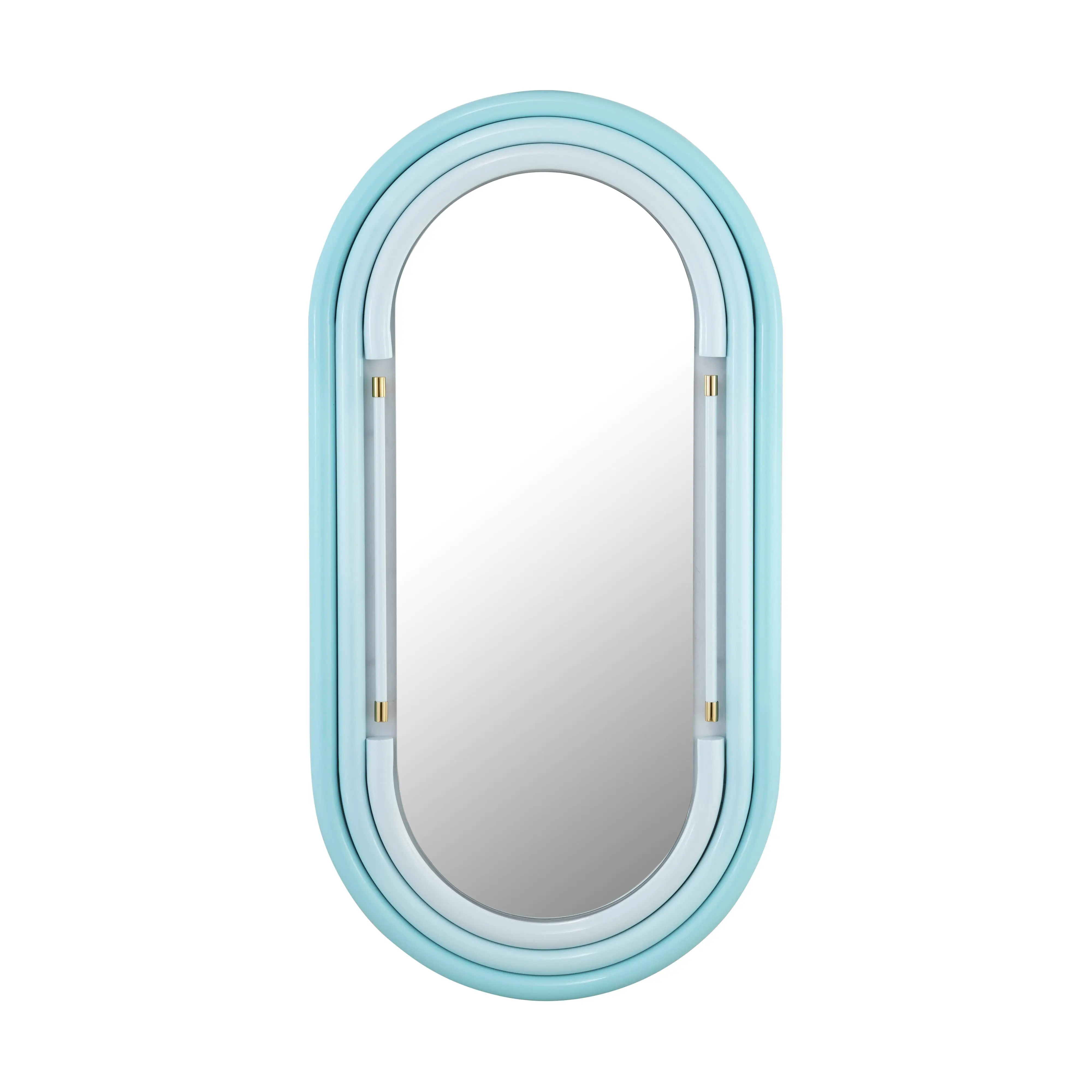 Neon Oval Wall Mirror (26"X50"-28"X58") Neon Oval Wall Mirror (26"X50"-28"X58")