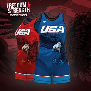 Freedom & Strength Reversible Singlet | Funk Fighter™ Antimicrobial Technology - Girls and Women