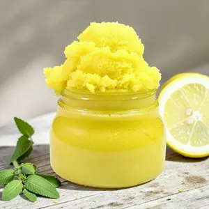 CitrisSan Lemon Verbena Foaming Sugar Scrub, Aloe Vera Infused, 10 oz Jar Overfilled to 13 oz, Gentle Exfoliating Skin Care Cleanser, Beauty & Personal Care Cosmetic