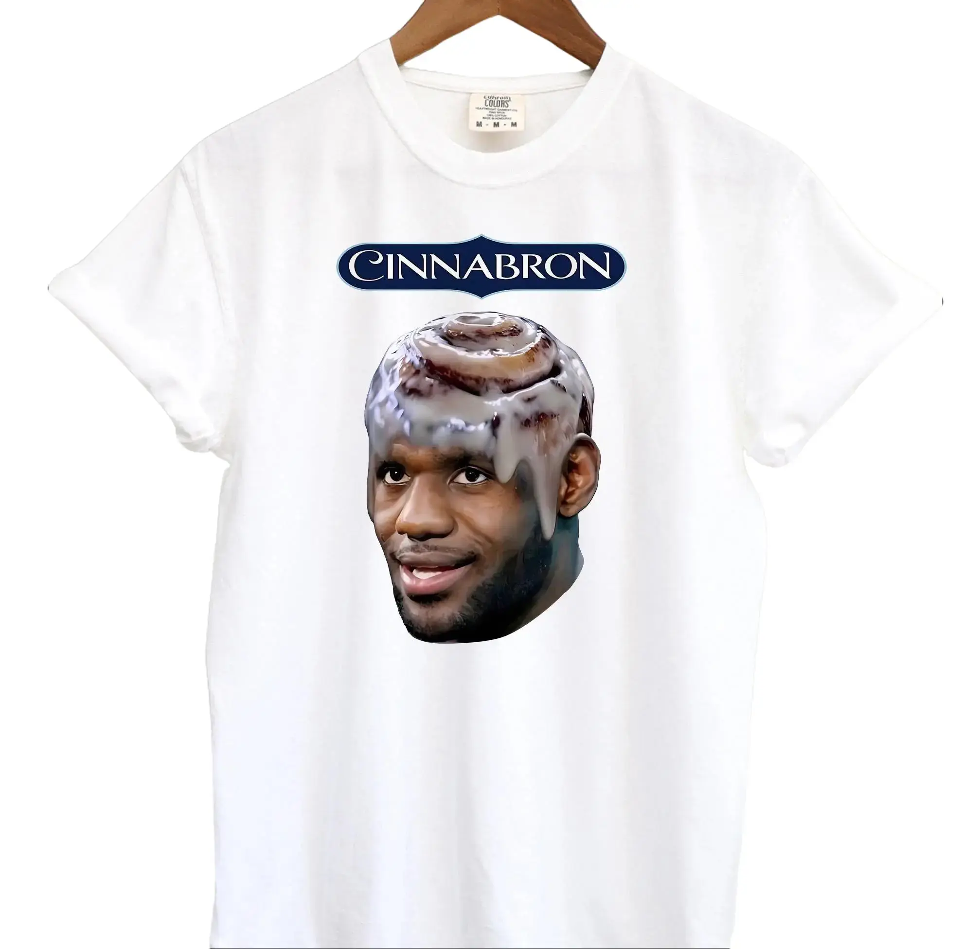 Cinnabron Vintage Tshirt, Lebron James Meme Shirt, Funny Basketball Tee, Lebron James Graphic Shirt, Basketball Gift Lebron merch
