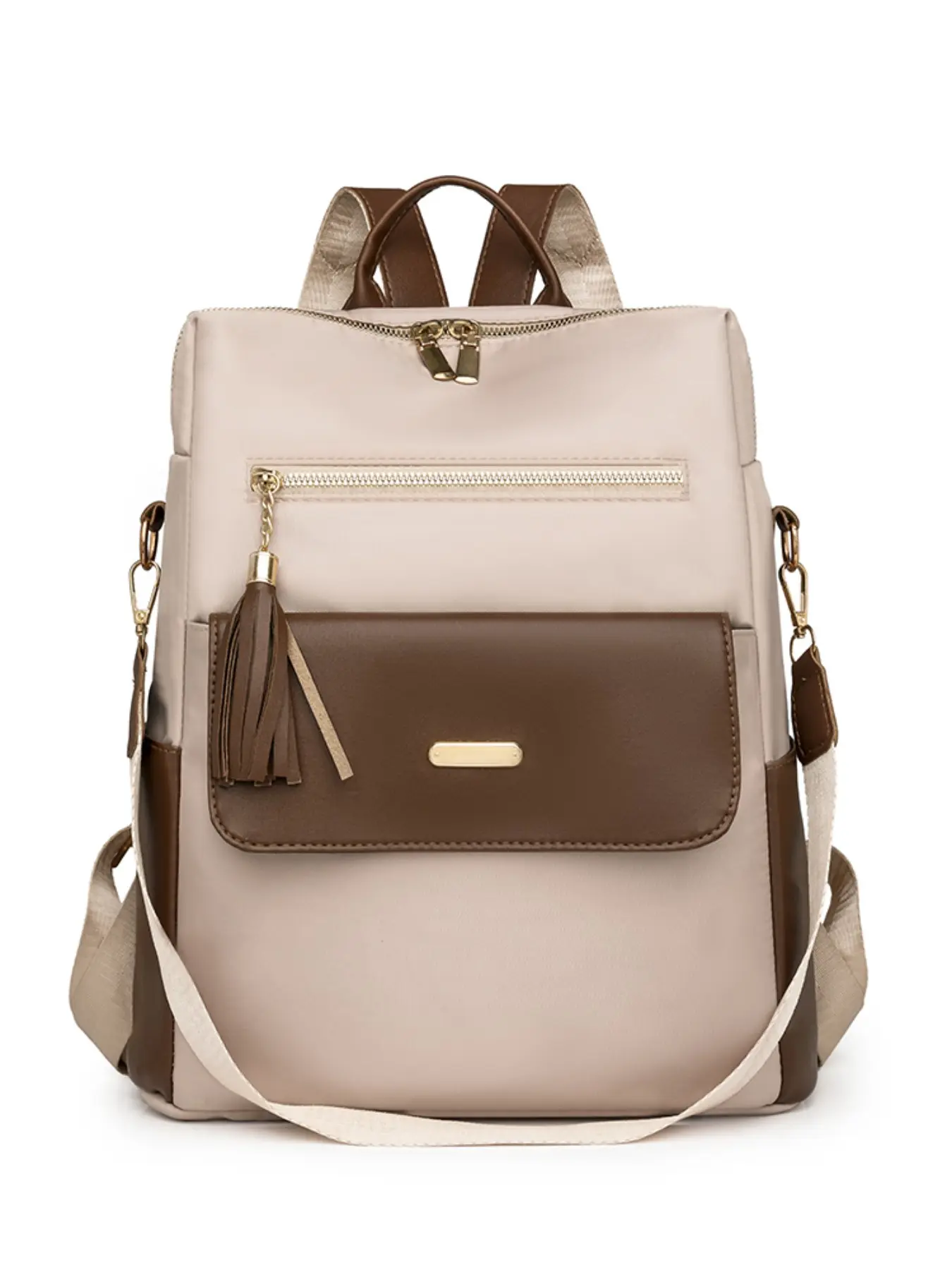 Women's Anti-Theft Pu Leather Backpack, Vintage Design Multi-Functional Daily Bag, Lightweight Travel Bookbag, Multiple Pockets, Stylish Daypacks, Travel Essentials Backpacks