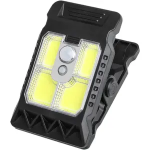 Solar Clip Lights Motion Activated Smart Outdoor Clip-On Lamps Weatherproof Garden Lights with Sensor Control for Patio Fence Nighttime Security